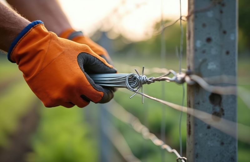 Barbed Wire Fence Repair