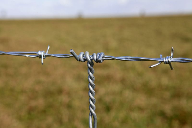 Barbed Wire Fence Repair