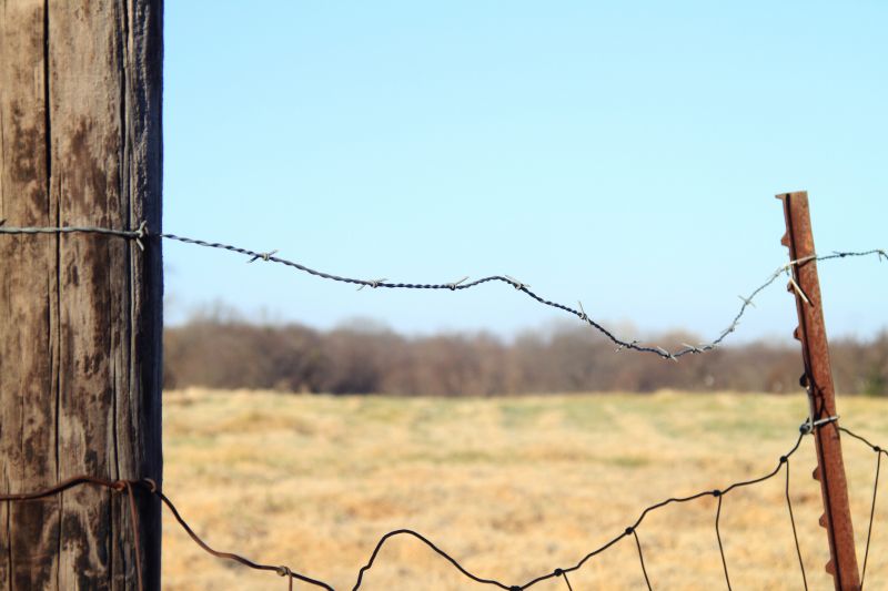 Barbed Wire Fence Repair