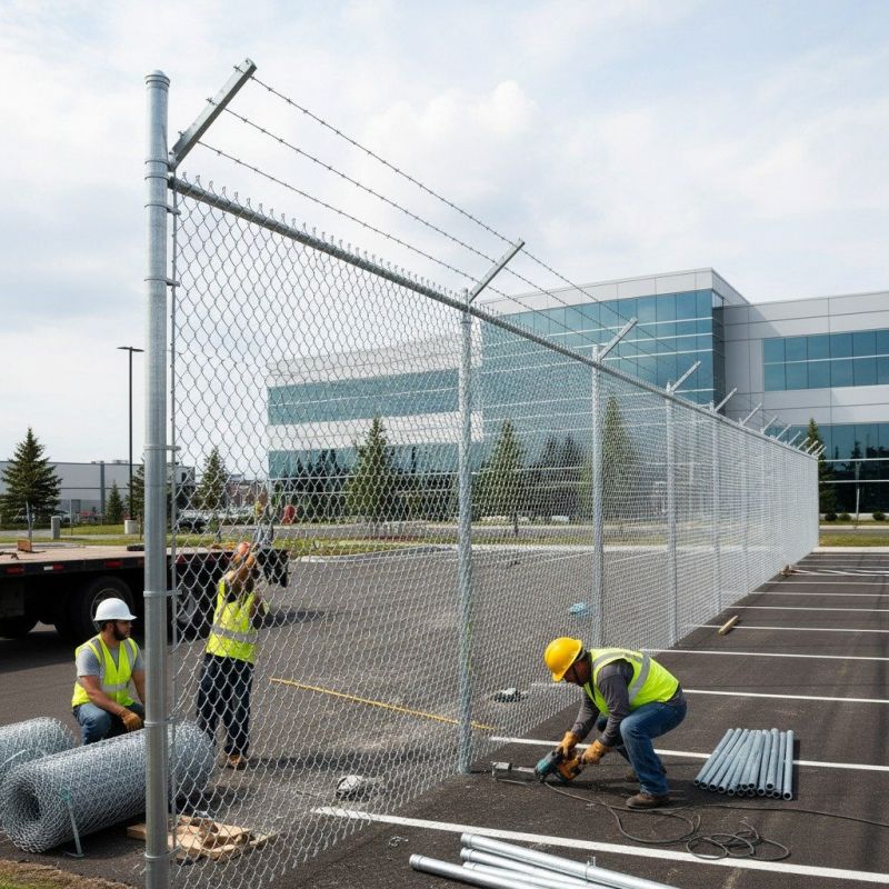 Chain Link Fence Installation