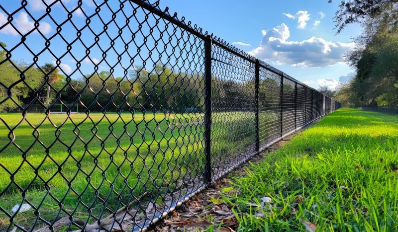 Chain Link Fence Installation For Security And Boundary Control