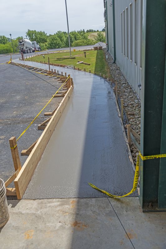 Concrete Sidewalk Installation